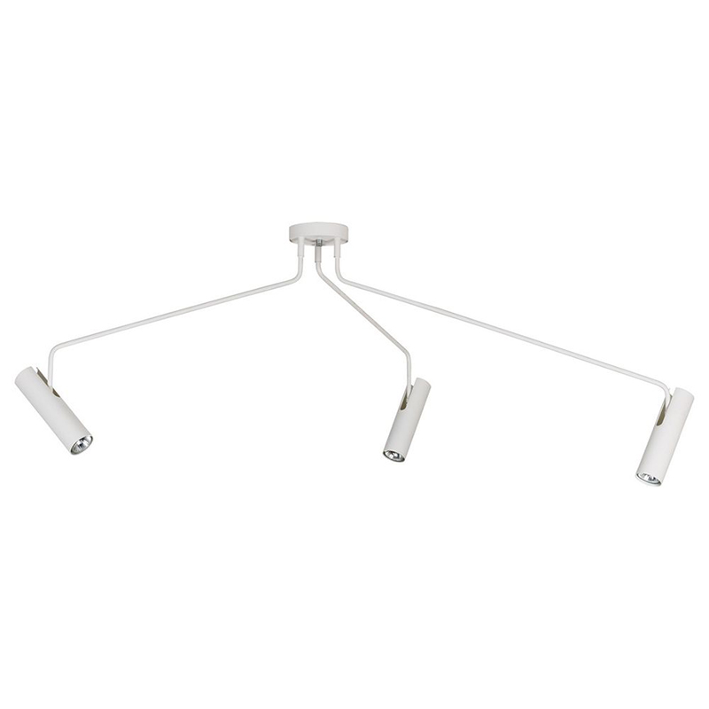 Потолочный светильник Tibo Branches Trumpet Tube white 3 Белый в Саратове | Loft Concept 