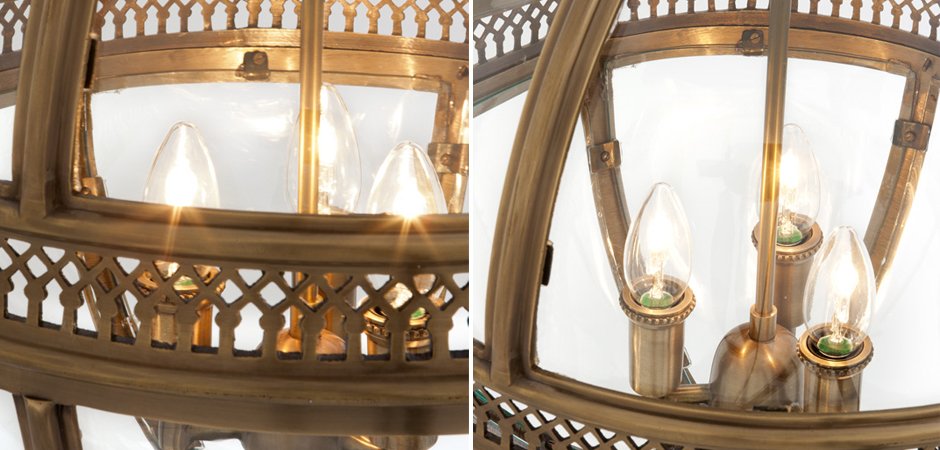 Люстра Lantern Residential Brass M Люстра Lantern Residential Brass M - Loft-Concept в Саратове