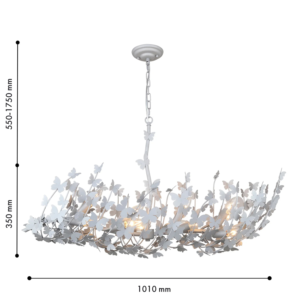 Люстра с абажуром оформленным в виде стаи бабочек Eternal Butterflies в Саратове