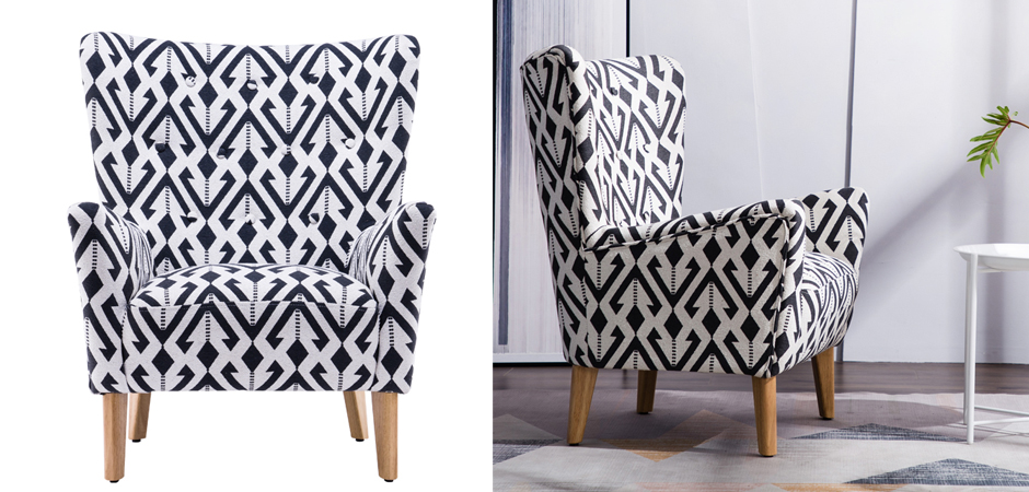 Кресло Black and White Triangle Chair Кресло Black and White Triangle Chair - Loft-Concept в Саратове