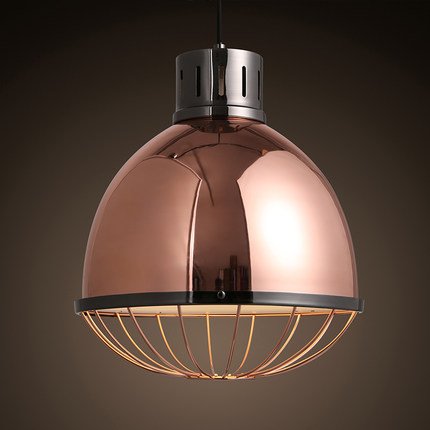 Подвесной светильник Ufo Copper Pendant Big Черный Медь в Саратове | Loft Concept 