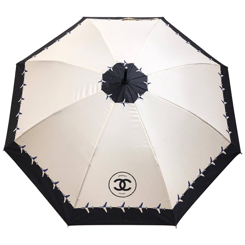 Зонт раскладной CHANEL дизайн 015 Бежевый цвет Бежевый Черный Коричневый Зонт раскладной CHANEL дизайн 015 Бежевый цвет Бежевый Черный Коричневый в Саратове | Loft Concept