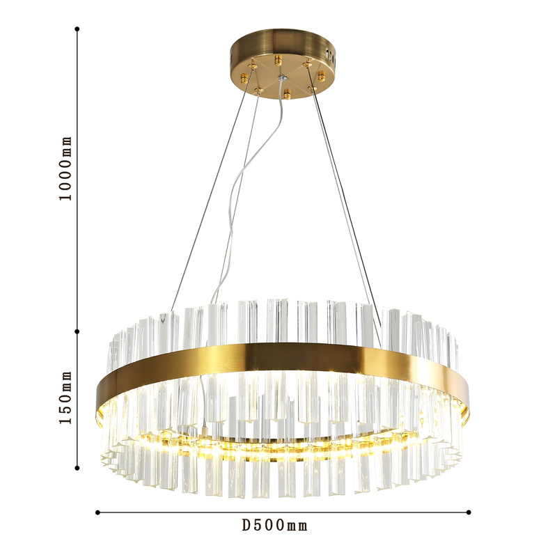 Кольцевая светодиодная люстра Ring Horizontal 50 см в Саратове