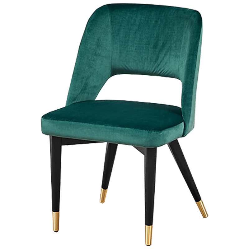 Стул Neasan Stool turquoise Черный Бирюзовый Латунь в Саратове | Loft Concept 