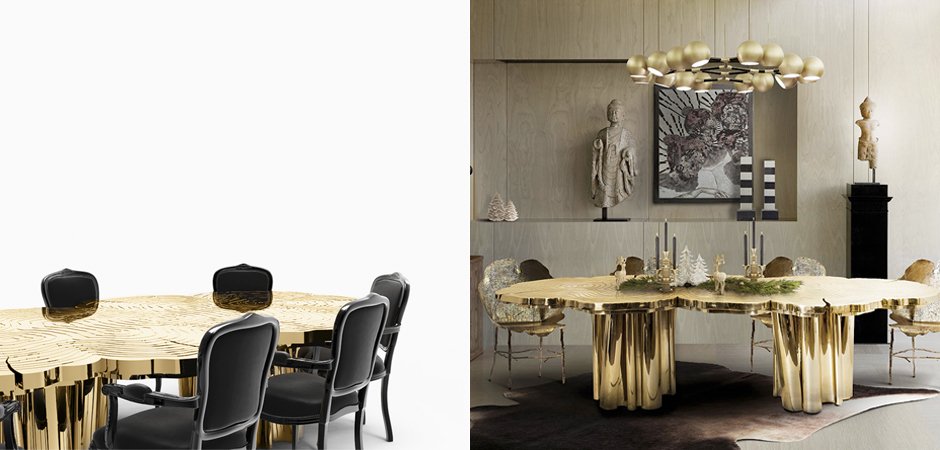 Обеденный стол Fortuna dining table by Boca do lobo Обеденный стол Fortuna dining table by Boca do lobo - Loft-Concept в Саратове