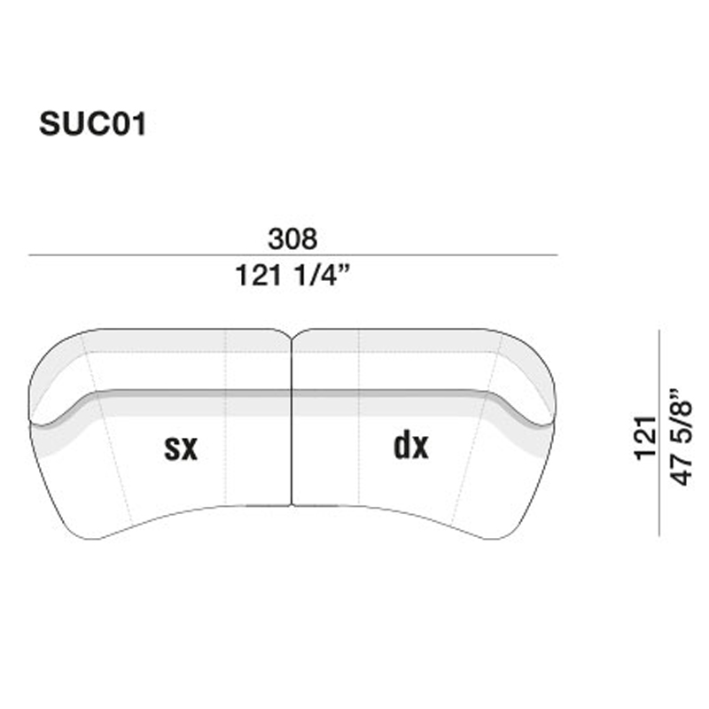 Дизайнерский модульный диван SURF Modular Sofa в Саратове