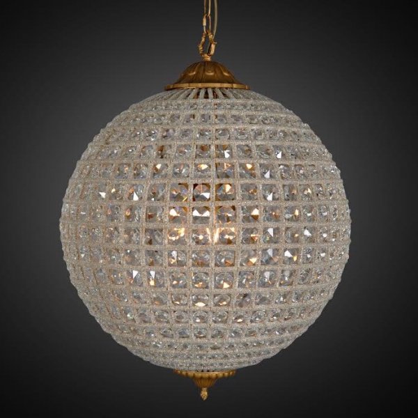 Люстра RH 19th c. Casbah Crystal Pendant 63 Темная бронза винтаж в Саратове | Loft Concept 