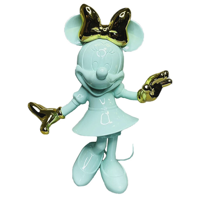 Статуэтка Минни Маус зеленого цвета Minnie Mouse Green Figurine  Салатовый в Саратове | Loft Concept 