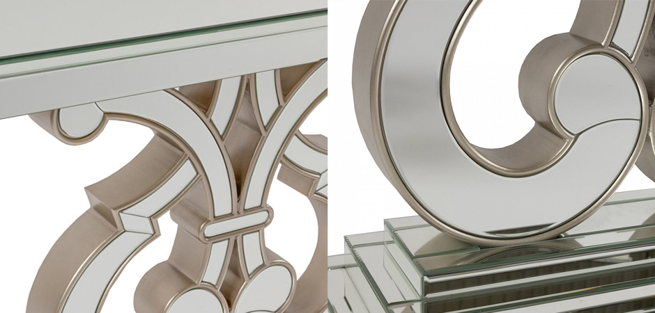 Консоль Mirrored Patterned Console Консоль Mirrored Patterned Console - Loft-Concept в Саратове