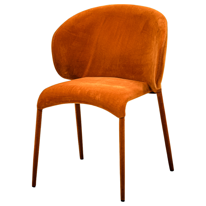 Стул Caroline Stool Orange Оранжевый в Саратове | Loft Concept 