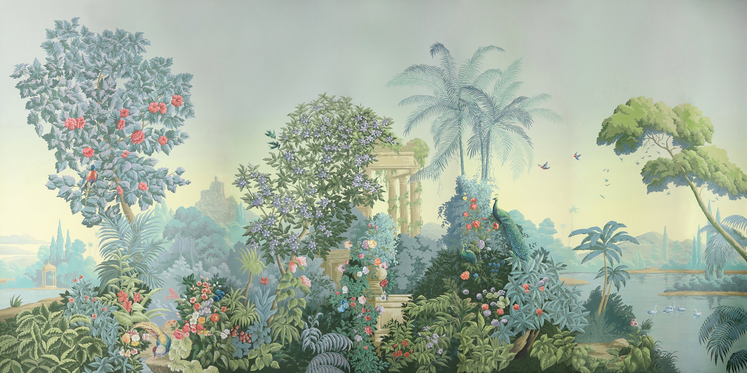 Обои ручная роспись Paradise Lost Celeste on scenic paper Обои ручная роспись Paradise Lost Celeste on scenic paper - постер Loft-Concept в Саратове