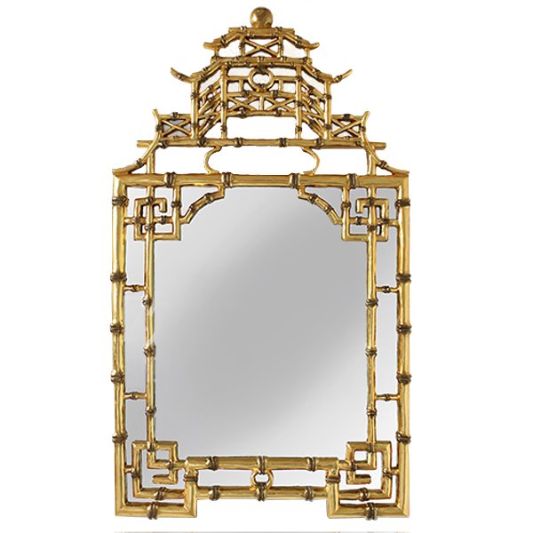 Зеркало Pagoda Mirror Gold Золотой в Саратове | Loft Concept 