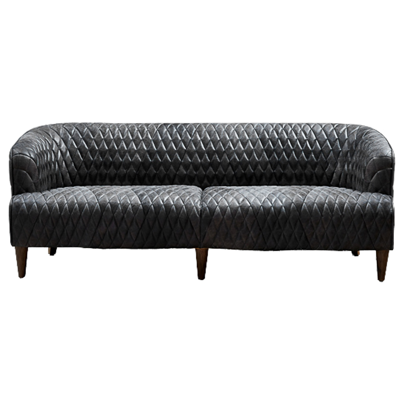 Диван Rhombuses Upholstery Graphite Sofa Графитовый в Саратове | Loft Concept 