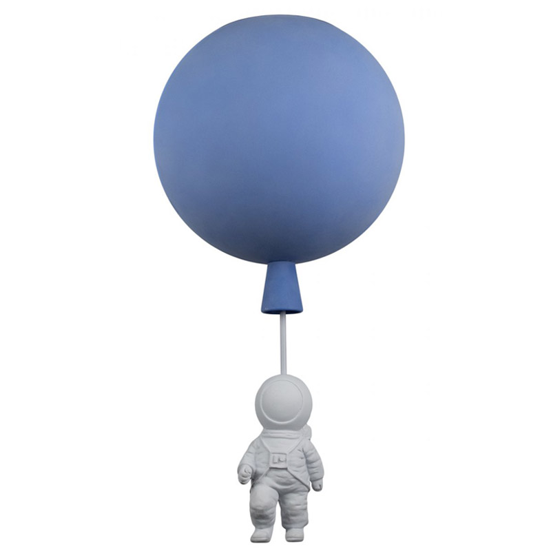 Потолочный светильник Cosmonaut blue ball Синий в Саратове | Loft Concept 