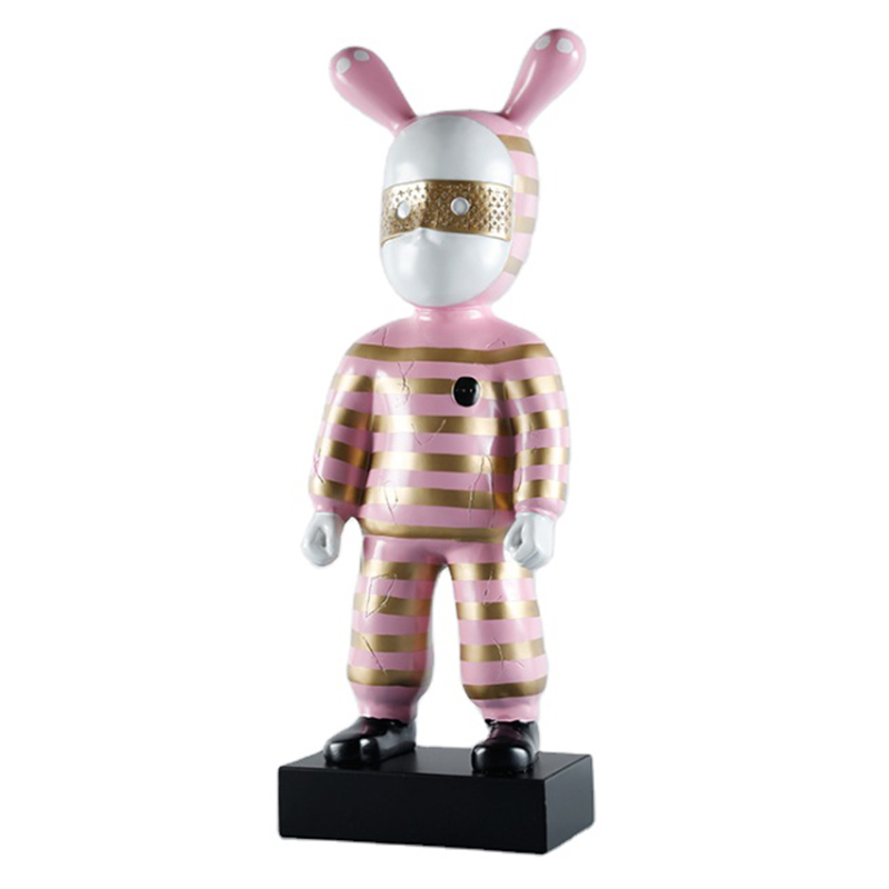 Rolito Large Figurine Pink Розовый Черный Золотой в Саратове | Loft Concept 