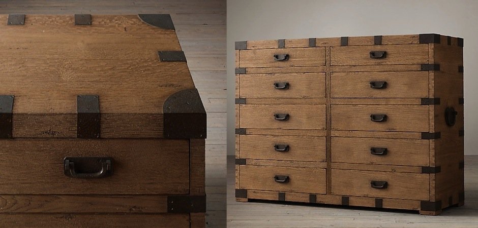 Комод в винтажном стиле Vintage Antique Oak Big Комод в винтажном стиле Vintage Antique Oak Big - Loft-Concept в Саратове