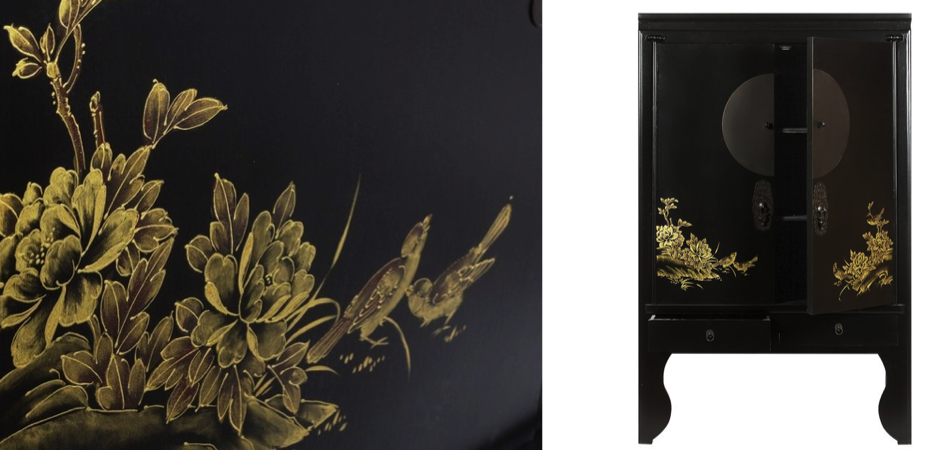 Шкаф Chinese Bird Black Шкаф Chinese Bird Black - Loft-Concept в Саратове