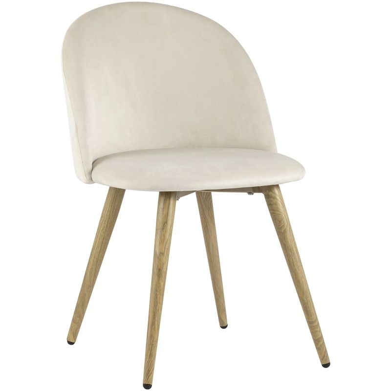 Стул Miruna Chair II Молочный Велюр Молочный Древесина Стул Miruna Chair II Молочный Велюр Молочный Древесина в Саратове | Loft Concept