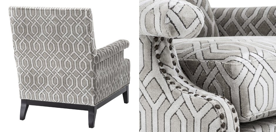 Кресло Eichholtz Chair Goldoni Grey Кресло Eichholtz Chair Goldoni Grey - Loft-Concept в Саратове