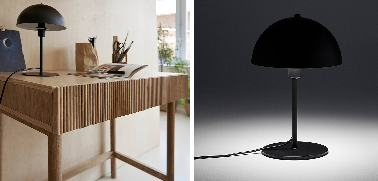 Настольная лампа Umbel Table Lamp Black - фото