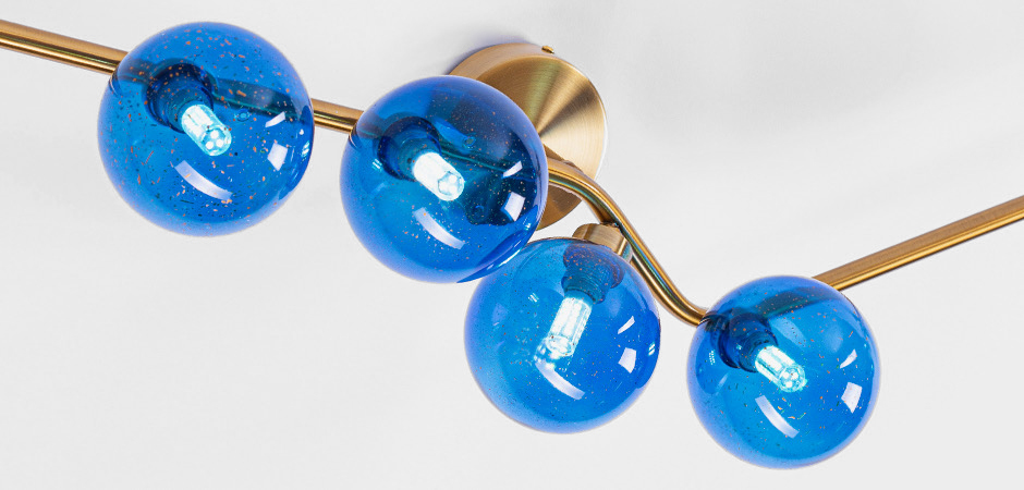 Бра Cherry FLUSH MOUNT Wall Lamp blue Бра Cherry FLUSH MOUNT Wall Lamp blue - Loft-Concept в Саратове