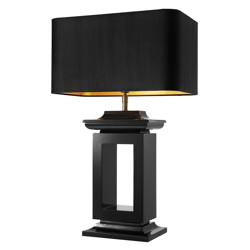 Настольная лампа Eichholtz Table Lamp Mandarin Черный в Саратове | Loft Concept 