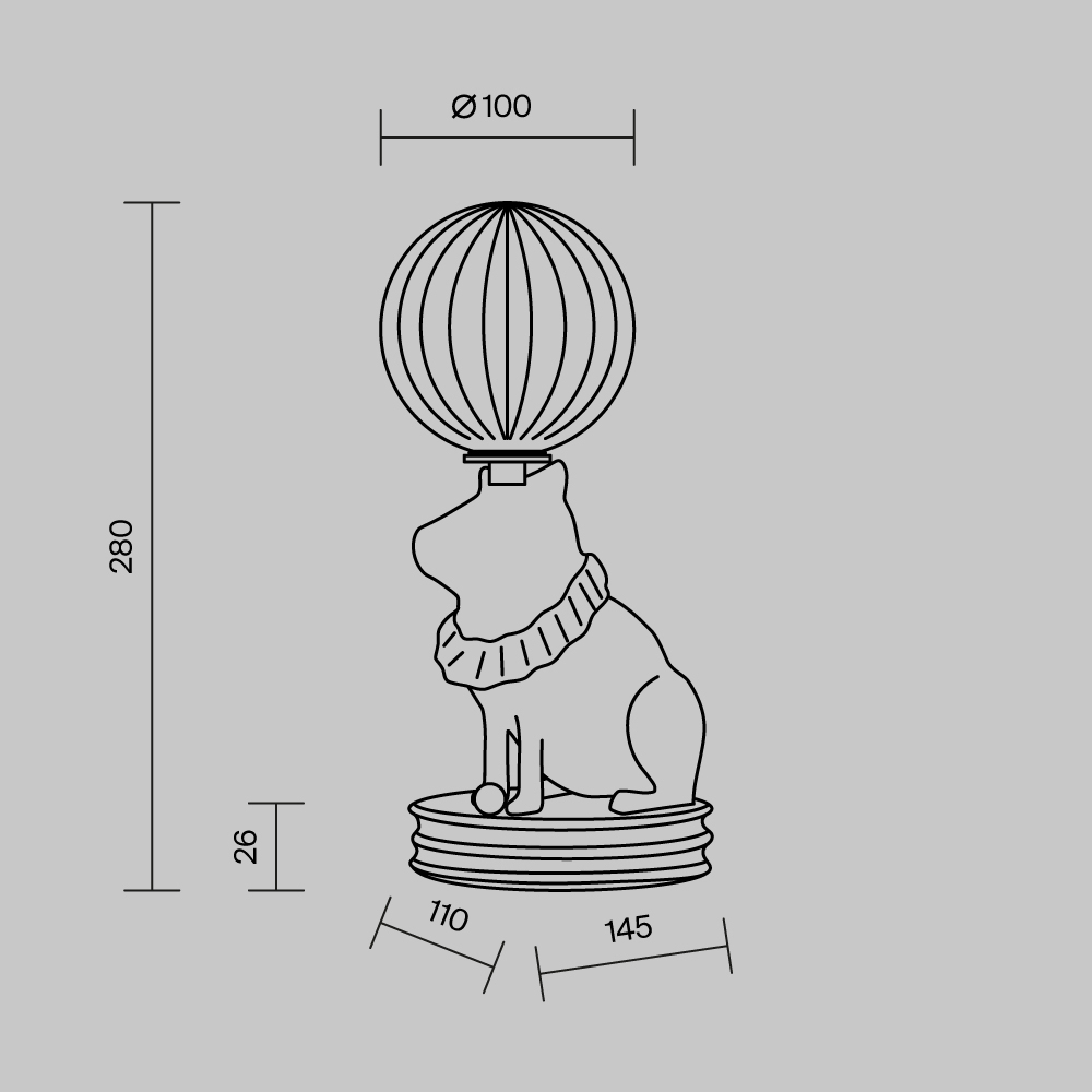 Настольный светильник Senor Capybara 3000К 5Вт в Саратове