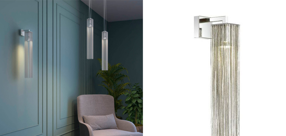 Бра Atlantis Chain Nickel One Sconces Бра Atlantis Chain Nickel One Sconces - Loft-Concept в Саратове