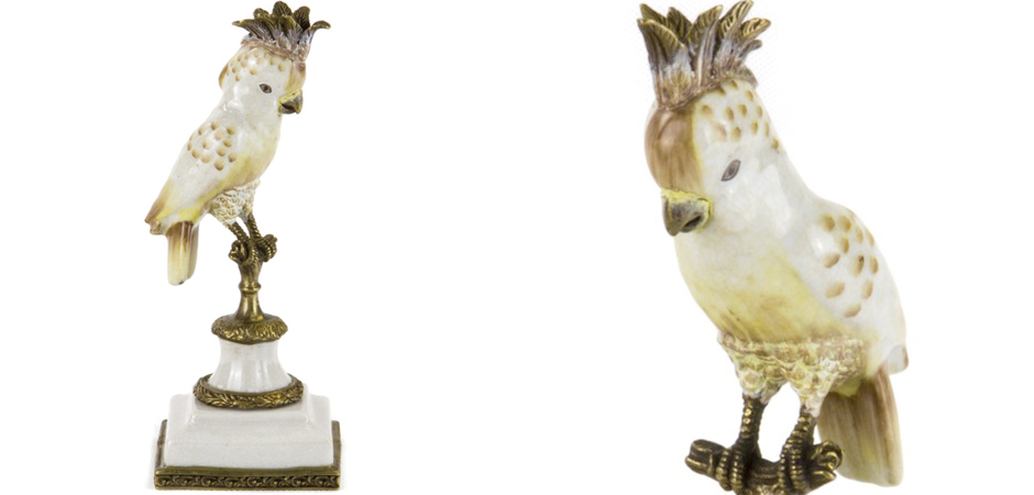 Статуэтка White Crested Parrot Статуэтка White Crested Parrot - Loft-Concept в Саратове