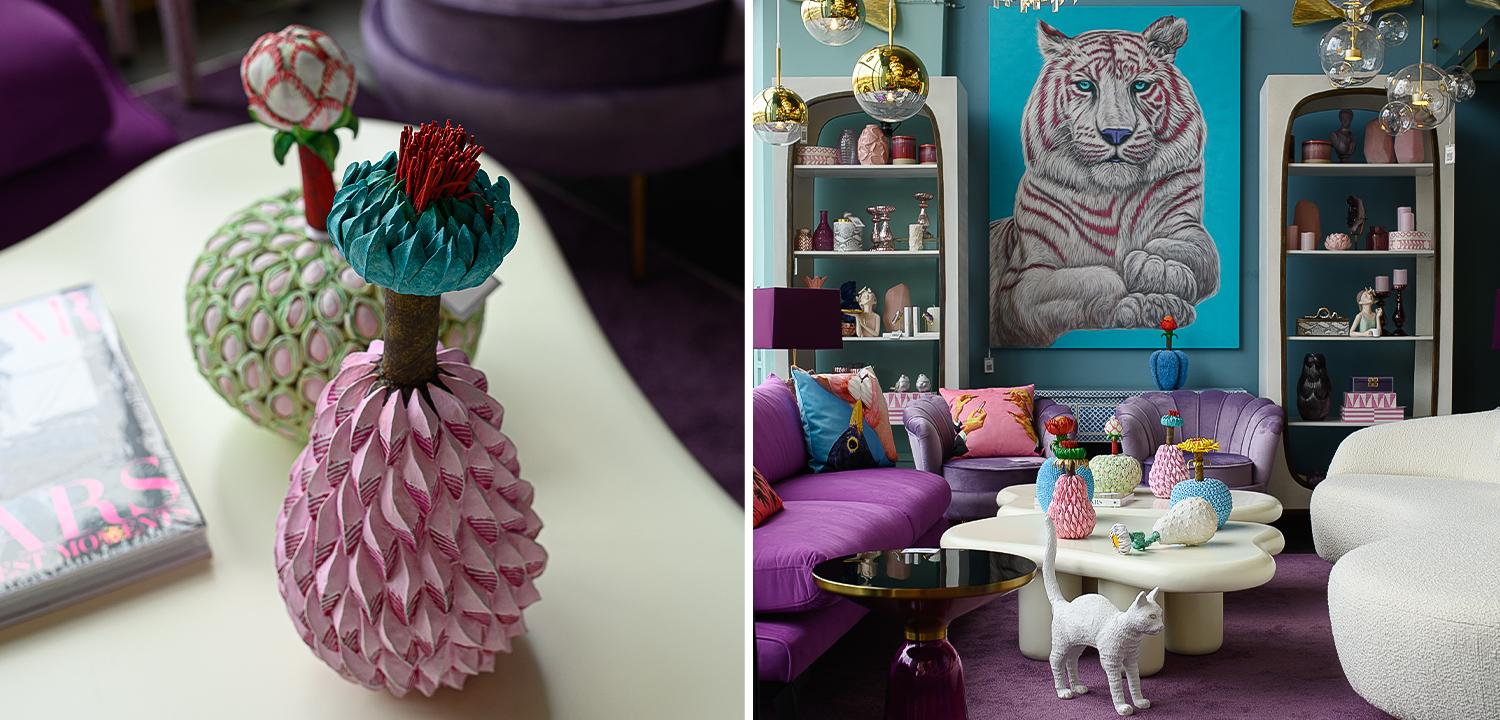 Статуэтка тропический фрукт Tropical Fruit purple - фото