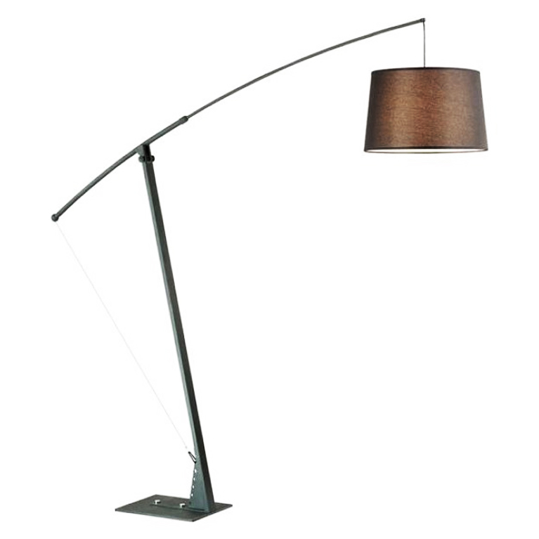 Торшер Floor Lamp Colin black Коричневый в Саратове | Loft Concept 