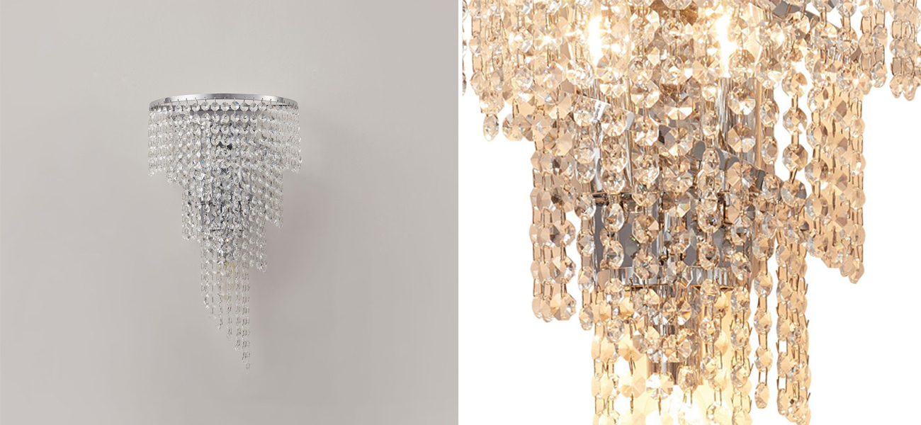 Хрустальное бра Crystal Art - фото