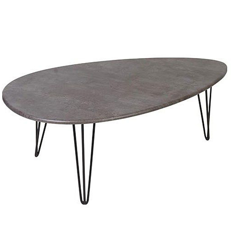 Кофейный стол Dorian Coffee Table gray Серый бетон в Саратове | Loft Concept 