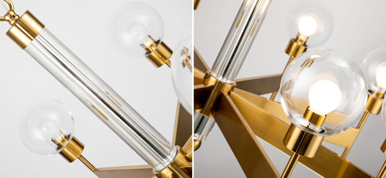 Люстра с шарообразными плафонами ZIBILLE - фото №1