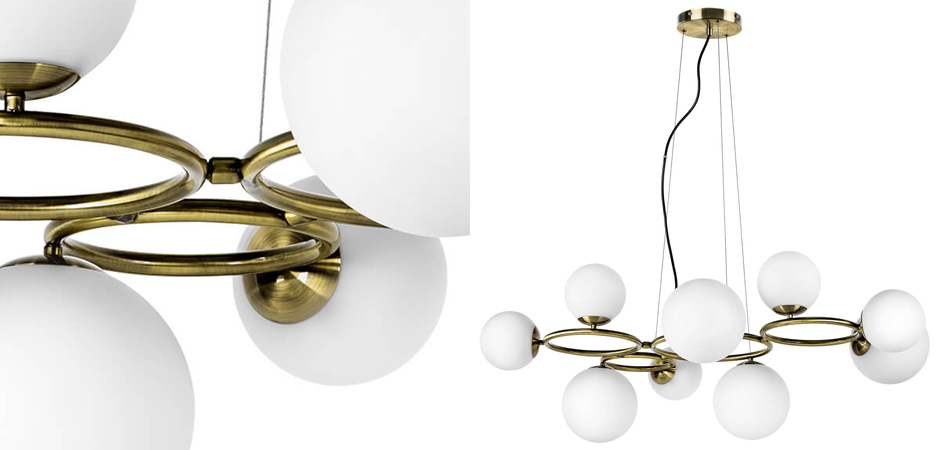 Люстра Bubbles on 4 Rings Chandelier Люстра Bubbles on 4 Rings Chandelier - Loft-Concept в Саратове