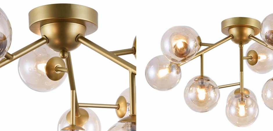 Потолочный Светильник Berries Chandelier Amber 60 Потолочный Светильник Berries Chandelier Amber 60 - Loft-Concept в Саратове