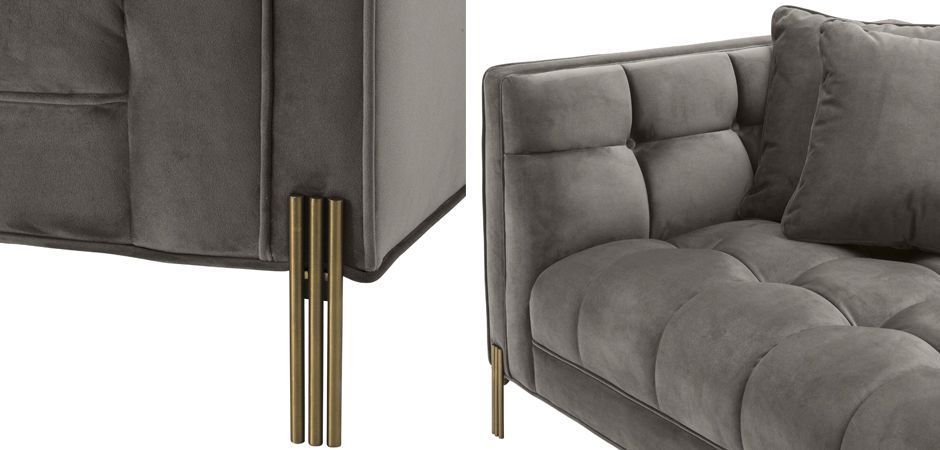 Диван Eichholtz Sofa Sienna grey Диван Eichholtz Sofa Sienna grey - Loft-Concept в Саратове