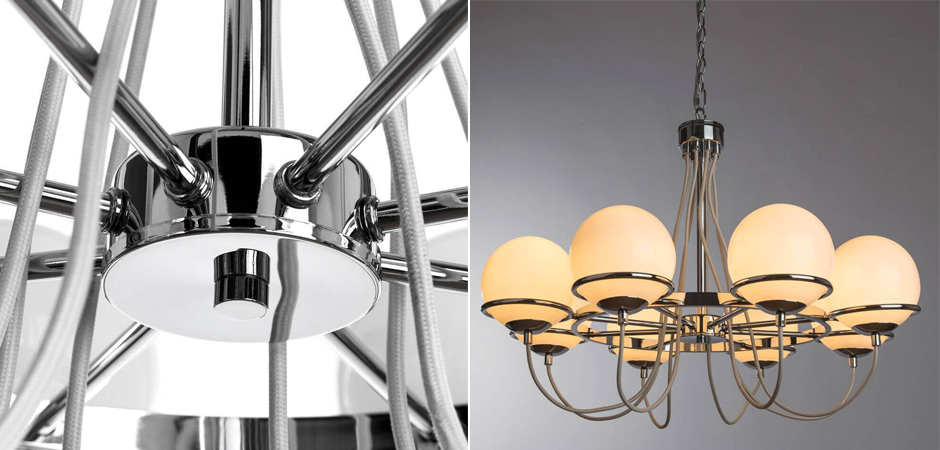 Люстра Melissa Chandelier Chromium Люстра Melissa Chandelier Chromium - Loft-Concept в Саратове