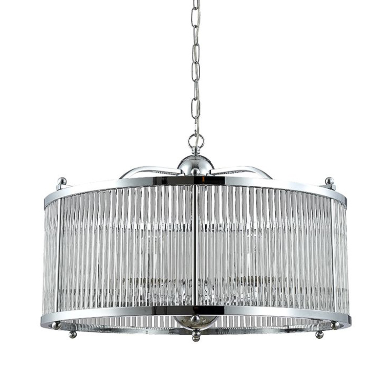 Люстра Gorden Chrome Chandelier Прозрачное Стекло Хром Люстра Gorden Chrome Chandelier Прозрачное Стекло Хром в Саратове | Loft Concept