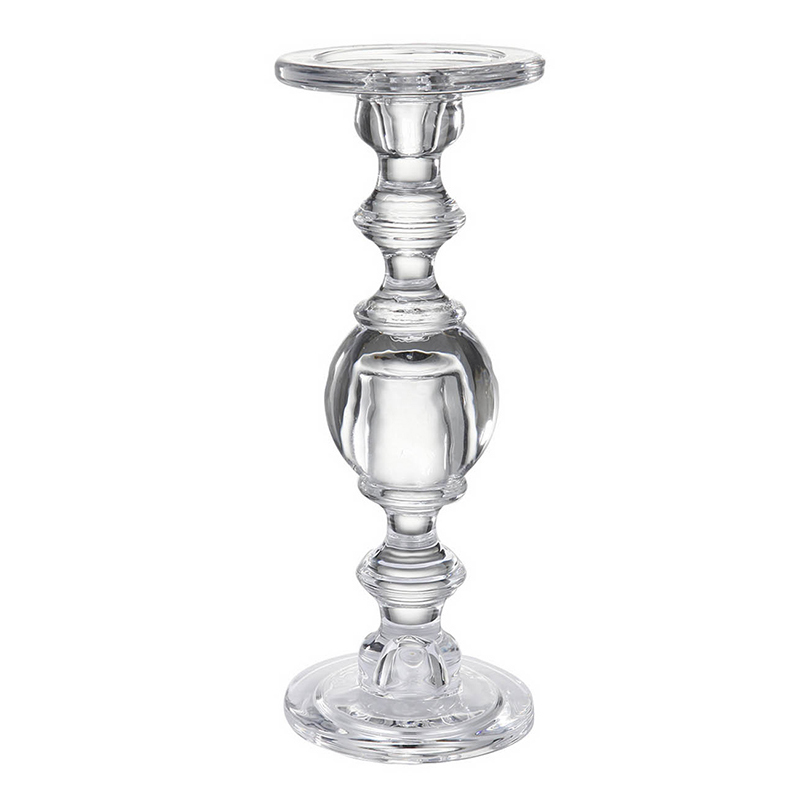 Подсвечник Glass Candlestick I Прозрачное Стекло в Саратове | Loft Concept 