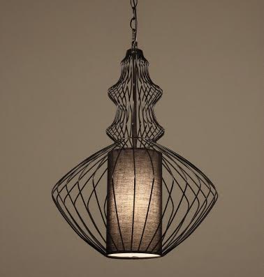 Подвесной светильник Wire Dream Pendant 2 Черный Белый в Саратове | Loft Concept 