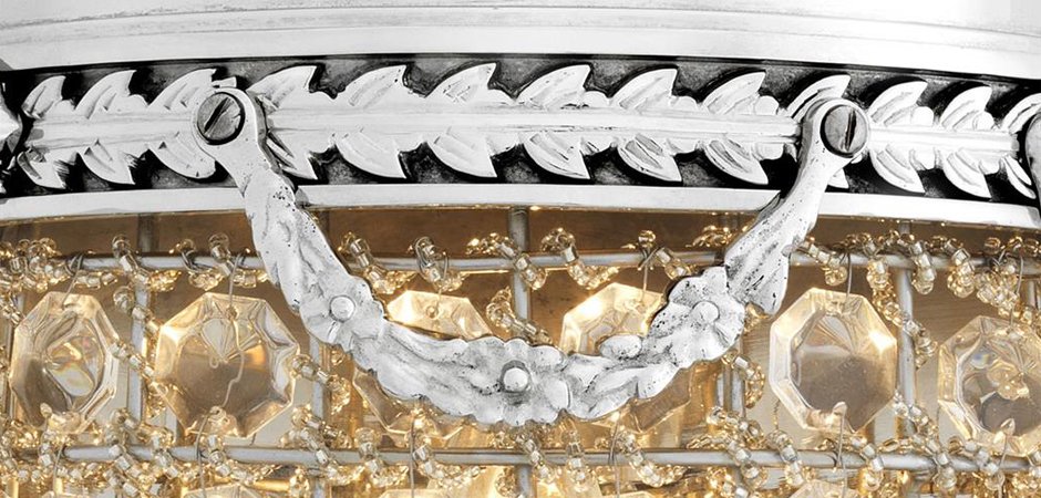 Бра Eichholtz Wall Lamp Emperor Nickel - Loft-Concept в Саратове