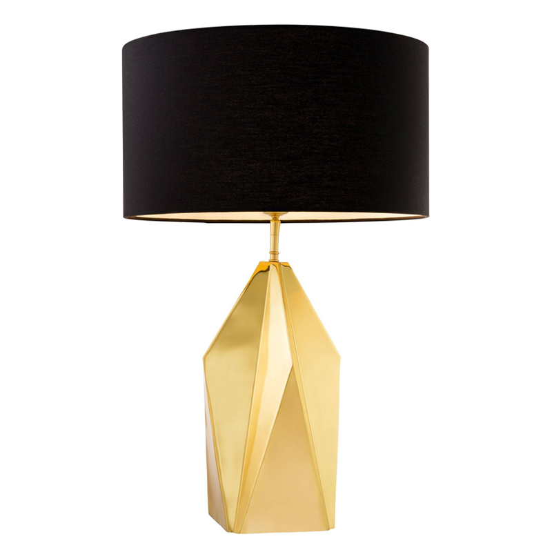 Настольная лампа Eichholtz Table Lamp Setai brass Латунь Черный Настольная лампа Eichholtz Table Lamp Setai brass Латунь Черный в Саратове | Loft Concept