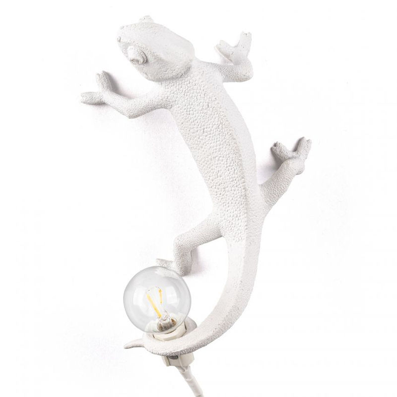 Бра Seletti Chameleon Lamp Going Up Белый Бра Seletti Chameleon Lamp Going Up Белый в Саратове | Loft Concept