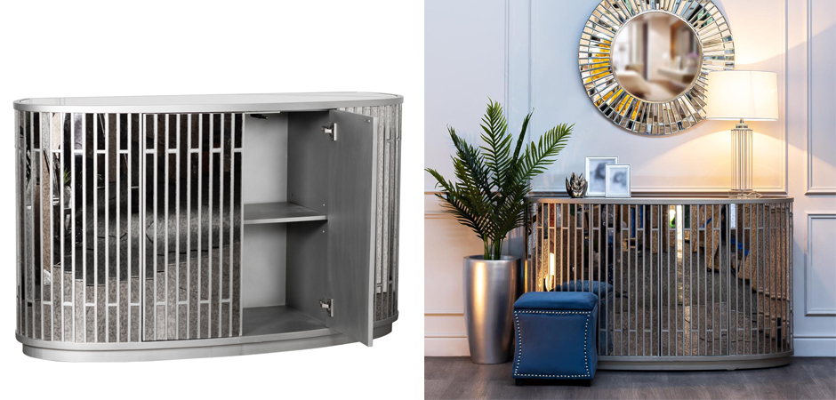 Комод зеркальный Mirror Blocks Commode Комод зеркальный Mirror Blocks Commode - Loft-Concept в Саратове