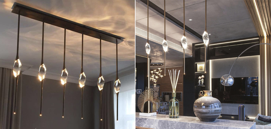 Подвесной светильник 12 Rectangle Chandelier Gold Подвесной светильник 12 Rectangle Chandelier Gold - Loft-Concept в Саратове