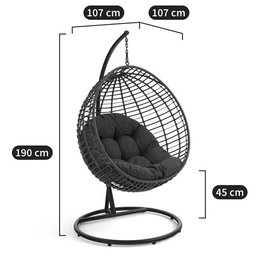 Подвесное уличное кресло Wallaker Hanging Chair Подвесное уличное кресло Wallaker Hanging Chair в Саратове