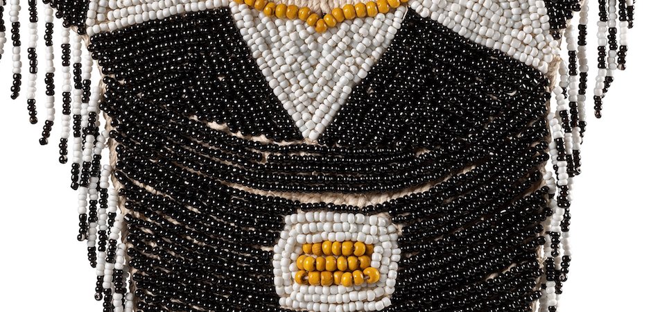 Африканское Ожерелье на подставке NECKLACE BEADS BLACK WHITE MUSTARD Африканское Ожерелье на подставке NECKLACE BEADS BLACK WHITE MUSTARD - Loft-Concept в Саратове
