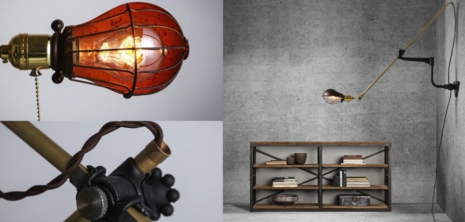 Настенный светильник Steampunk Extension Pole Bra Настенный светильник Steampunk Extension Pole Bra - Loft-Concept в Саратове