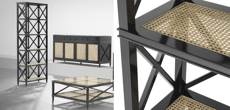 Стеллаж Eichholtz Cabinet Bahamas Стеллаж Eichholtz Cabinet Bahamas - Loft-Concept в Саратове